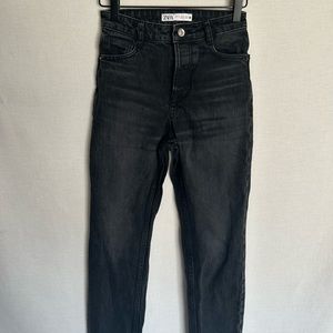 Zara black high waisted jeans
